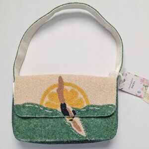 NWT Viral Lemon Diver Beaded Bag - Made In India
